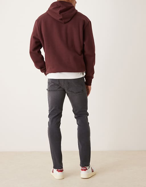DESIGN Skinny Jeans In Washed Black