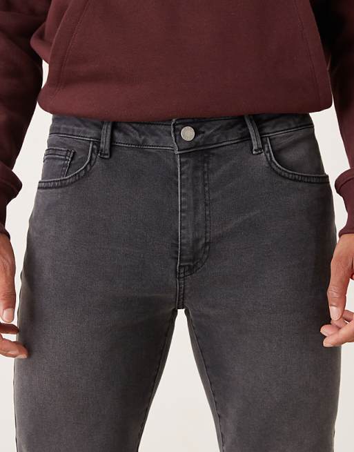 DESIGN Skinny Jeans In Washed Black