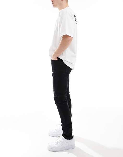 DESIGN Skinny Jeans In Washed Black