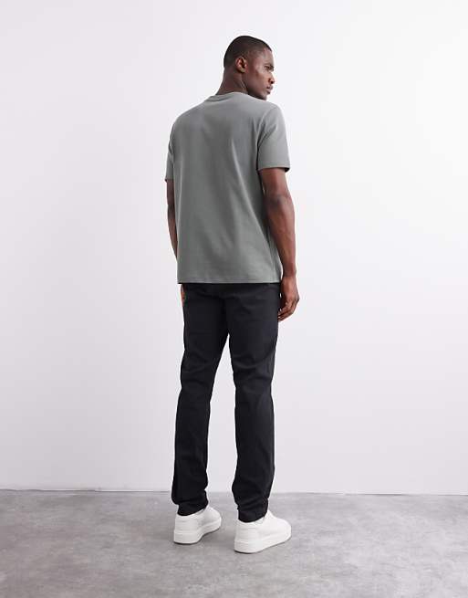 DESIGN Slim Chinos In Black