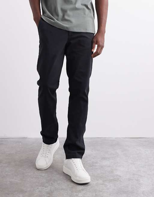DESIGN Slim Chinos In Black