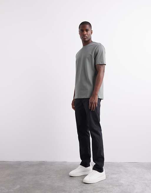 DESIGN Slim Chinos In Black