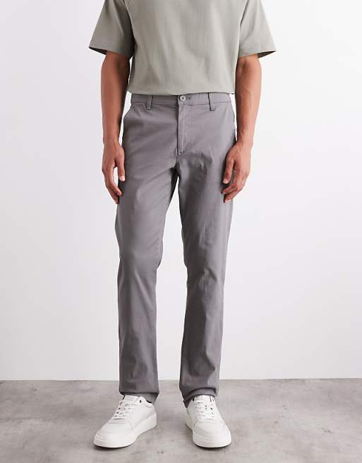 DESIGN Slim Chinos In Grey