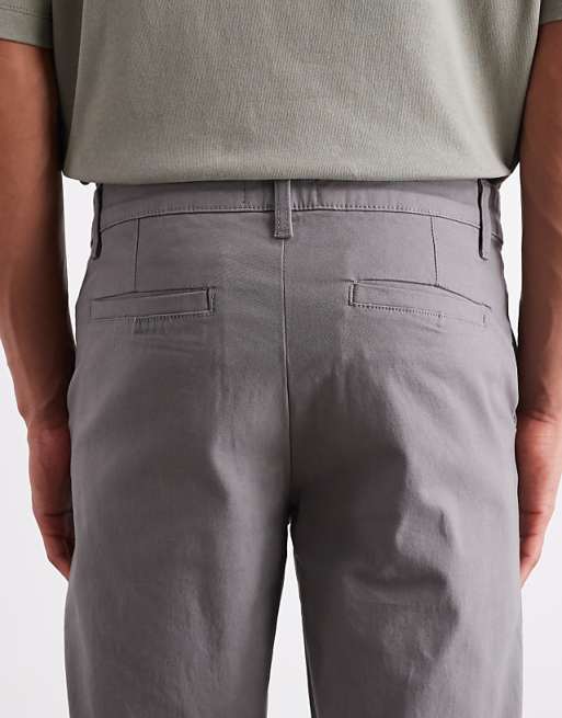 DESIGN Slim Chinos In Grey