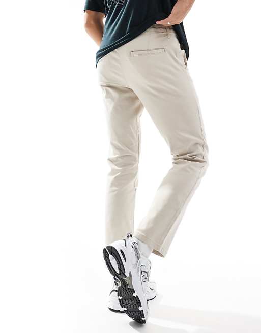DESIGN Slim Chinos In Stone