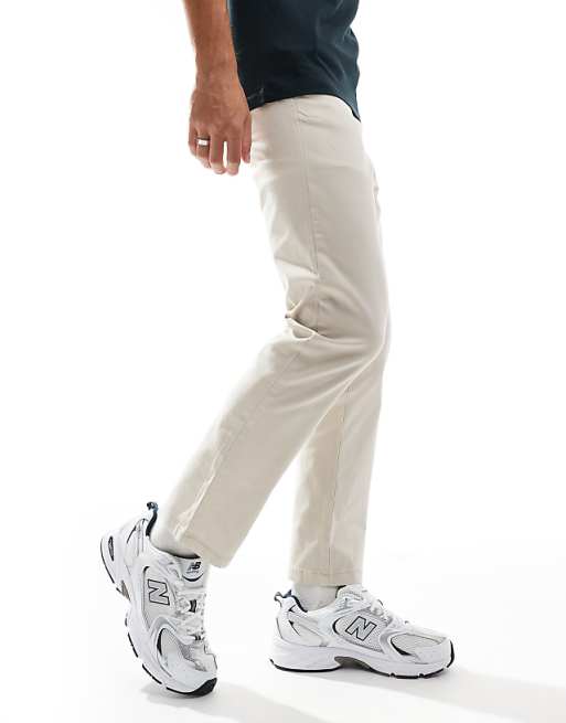 DESIGN Slim Chinos In Stone