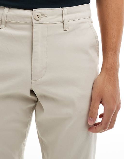 DESIGN Slim Chinos In Stone