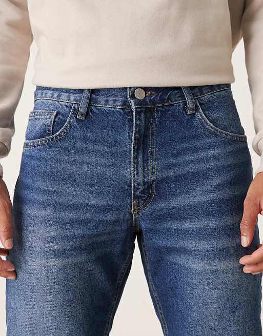 DESIGN Slim Fit Jeans In Indigo