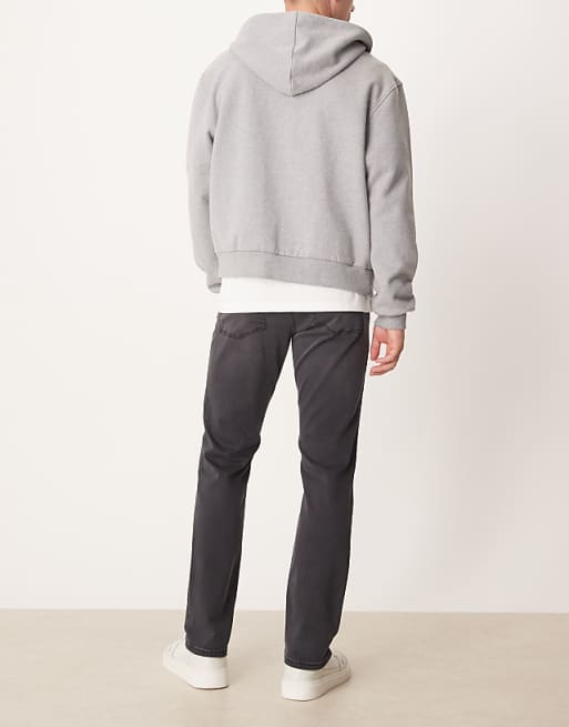 DESIGN Slim Jeans In Washed Black