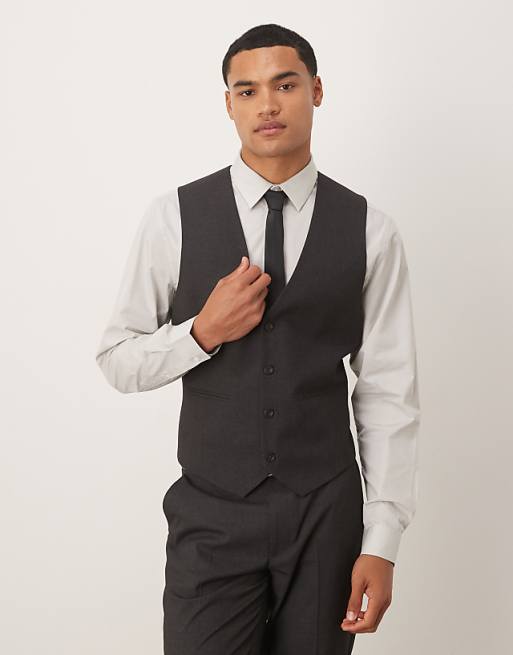 DESIGN Slim Suit In Grey