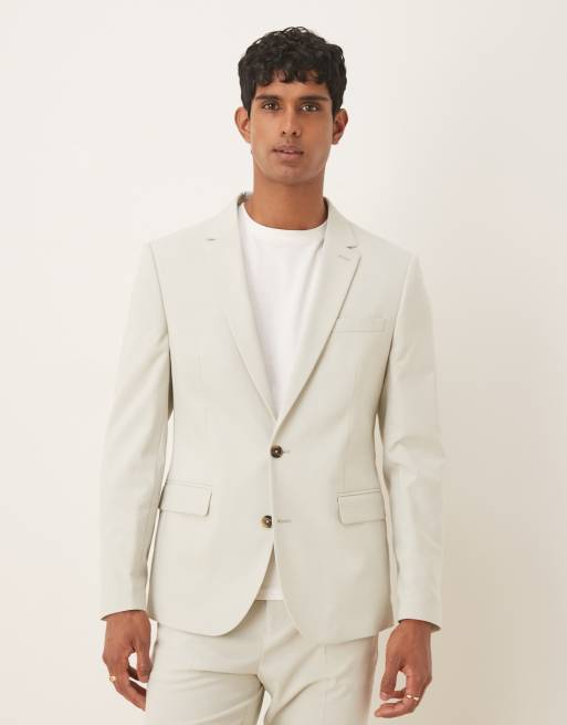 DESIGN Slim Suit In Light Grey