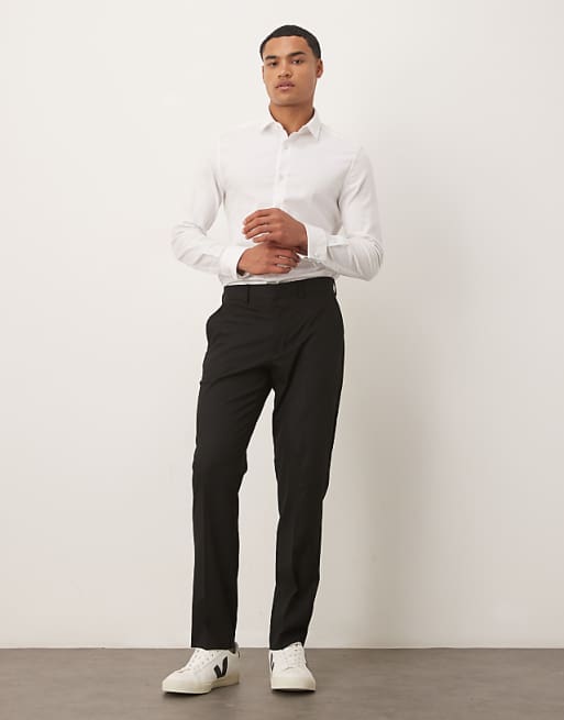 DESIGN Slim Suit Trouser In Black