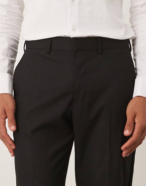 DESIGN Slim Suit Trouser In Black