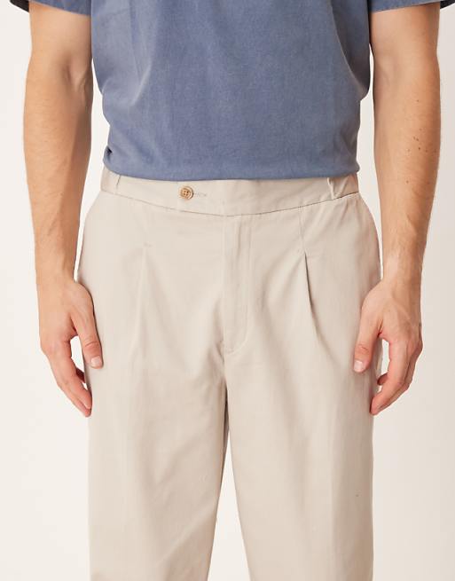DESIGN Smart Tapered Chino In Stone