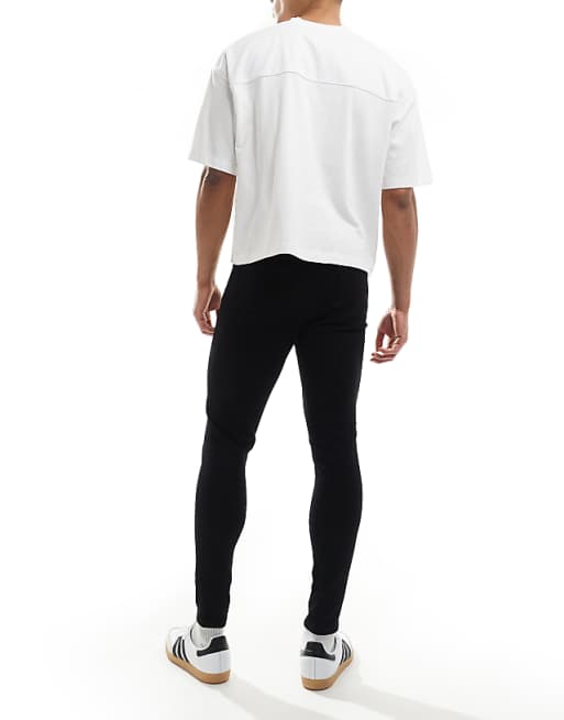 DESIGN Spray On Jeans With Power Stretch In Black