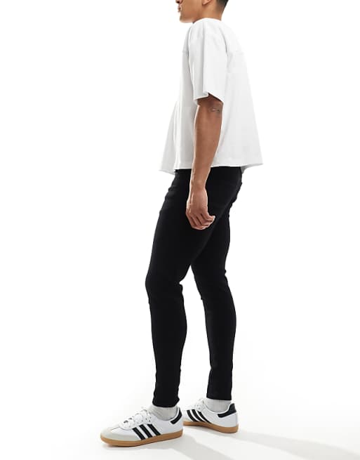 DESIGN Spray On Jeans With Power Stretch In Black