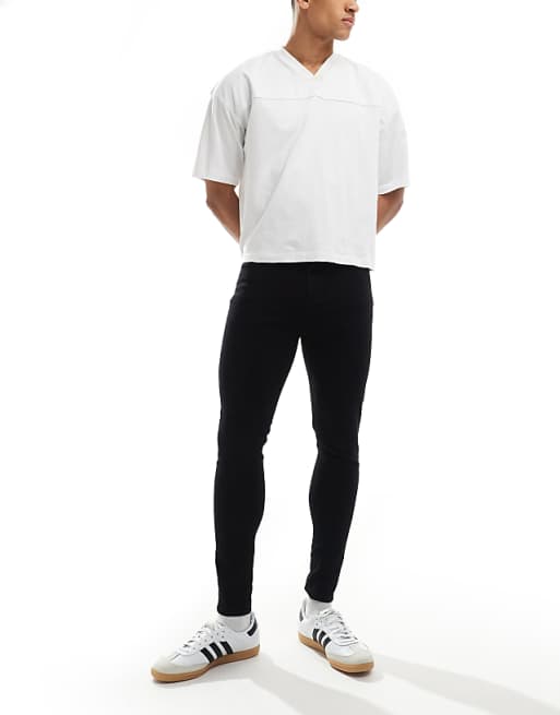 DESIGN Spray On Jeans With Power Stretch In Black