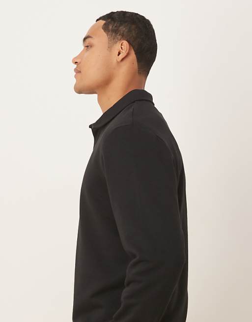 DESIGN Standard Fit Polo Co-ord In Black