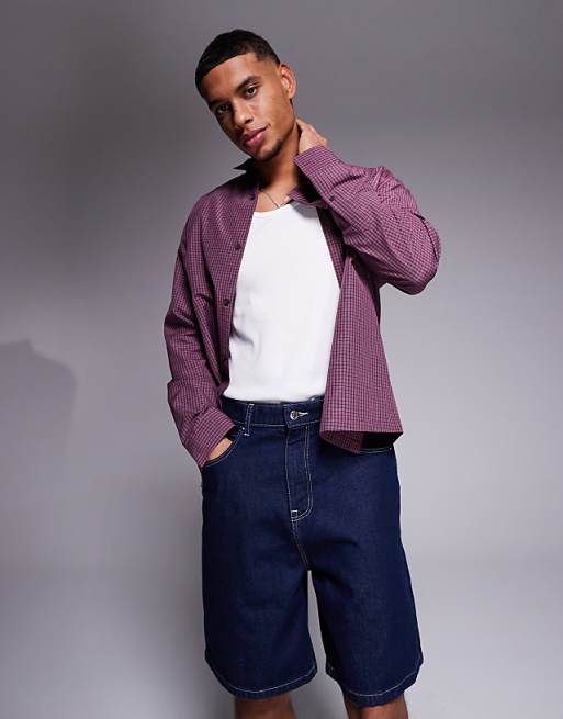 DESIGN Standard Length Denim Jort In Indigo