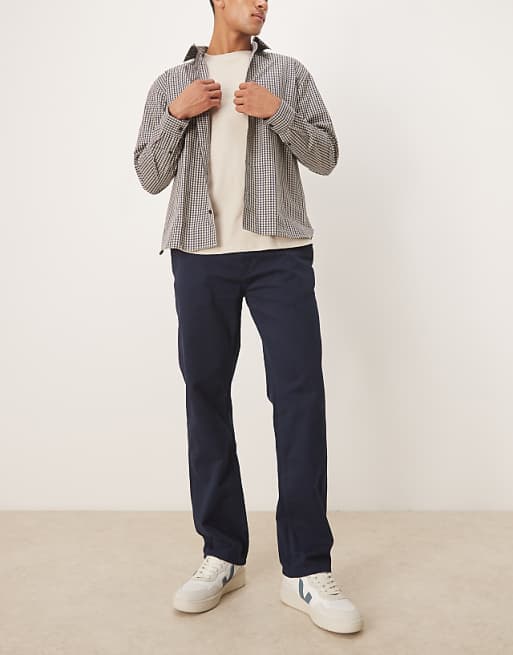 DESIGN Straight Fit Chino In Navy