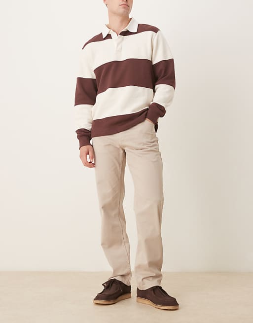 DESIGN Straight Fit Chino In Stone