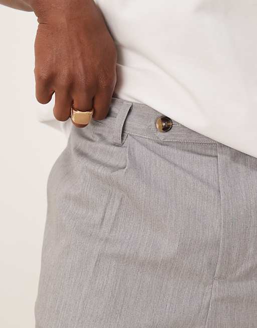 DESIGN Straight Fit Smart Shorts In Green