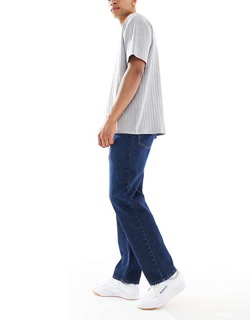 DESIGN Straight Jean In Dark Wash Blue