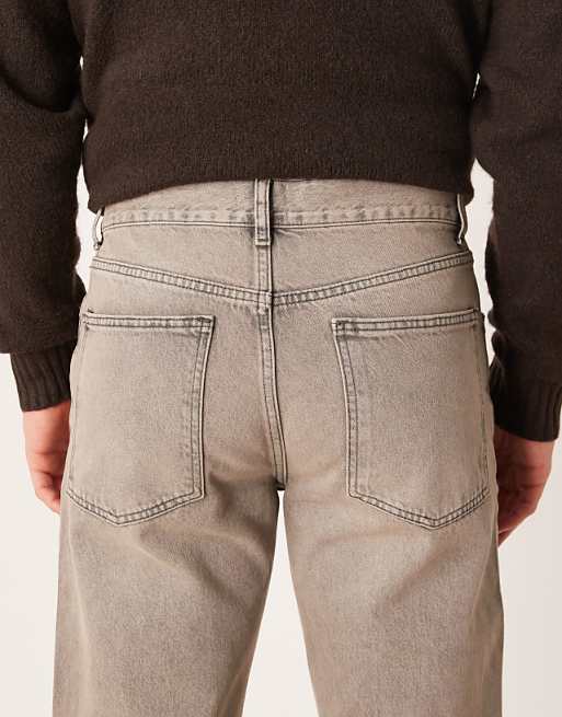 DESIGN Straight Jeans In Grey Tint