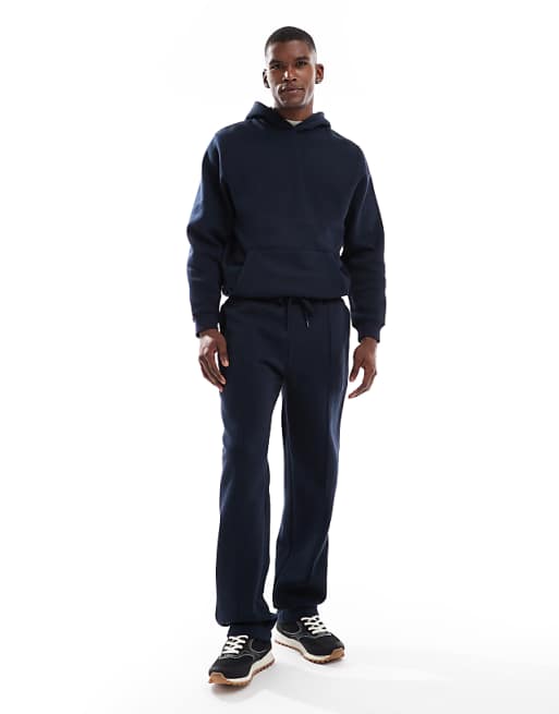 DESIGN straight leg jogger in navy