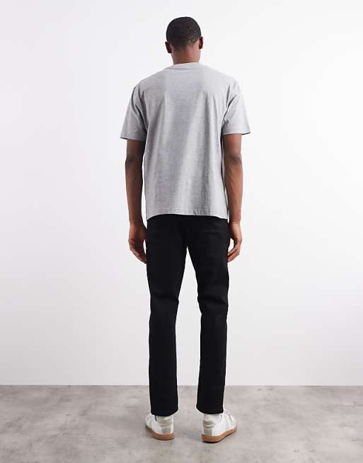 DESIGN Stretch Slim Jeans In Black