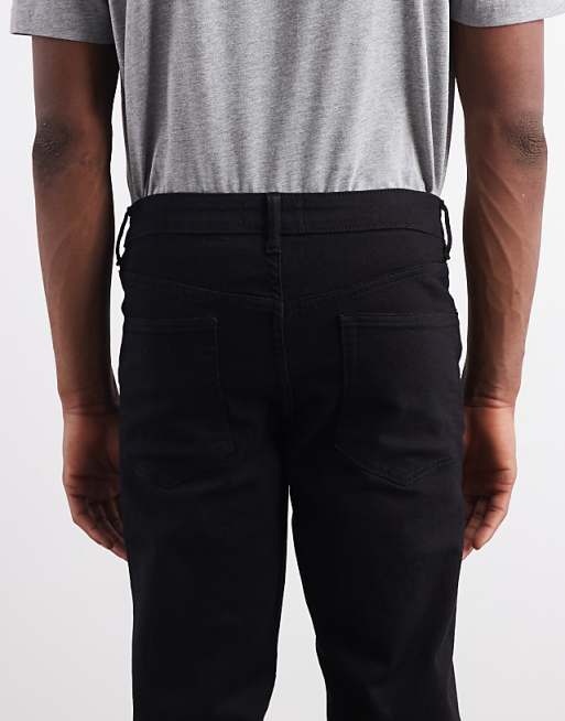 DESIGN Stretch Slim Jeans In Black