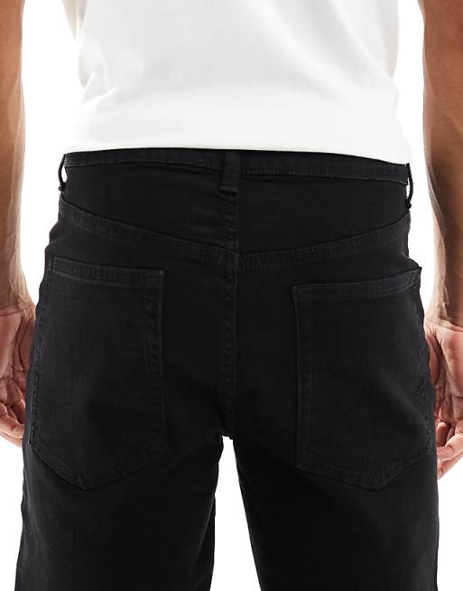 DESIGN Stretch Slim Jeans In Black