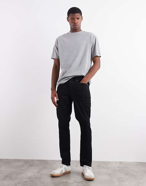 DESIGN Stretch Slim Jeans In Black