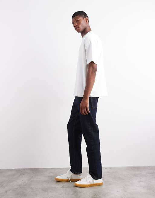 DESIGN Stretch Slim Jeans In Indigo