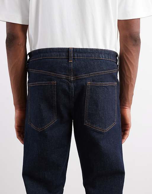 DESIGN Stretch Slim Jeans In Indigo