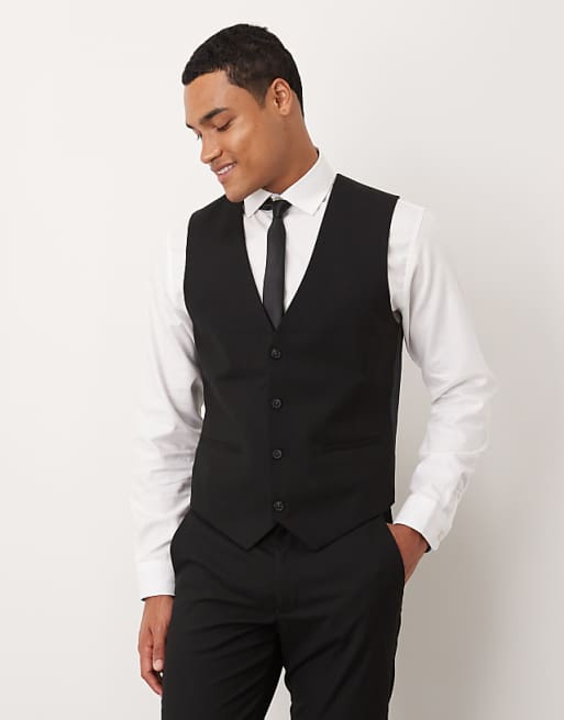 DESIGN Suit In Skinny Fit Black