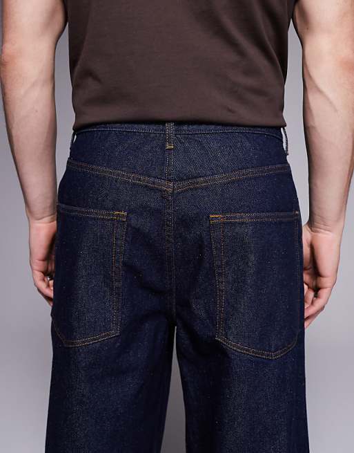 DESIGN Super Baggy Jeans In Raw Wash