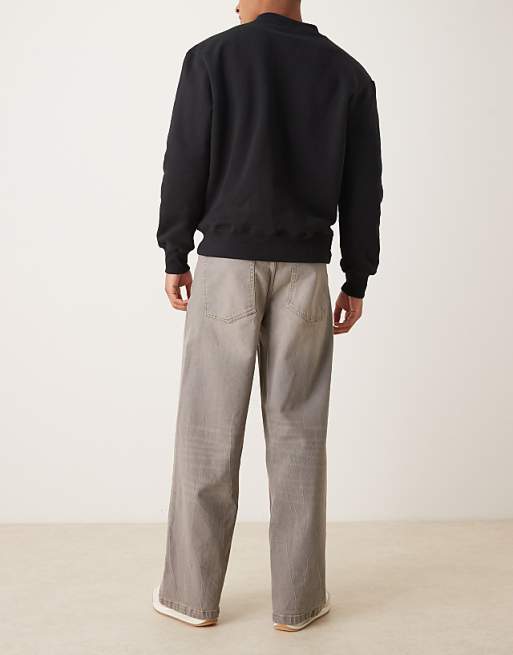 DESIGN Super Baggy Jeans With Tint In Brown