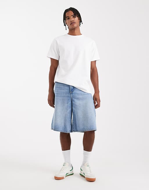 DESIGN Super Heavyweight Crew Neck T-shirt In White