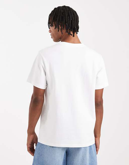 DESIGN Super Heavyweight Crew Neck T-shirt In White