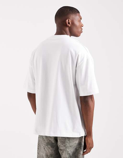 DESIGN Super Heavyweight Oversized T-shirt In White