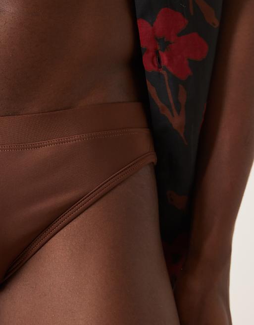 DESIGN Swim Briefs In Brown
