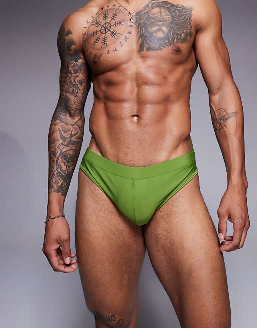 DESIGN Swim Briefs In Green