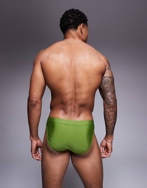 DESIGN Swim Briefs In Green