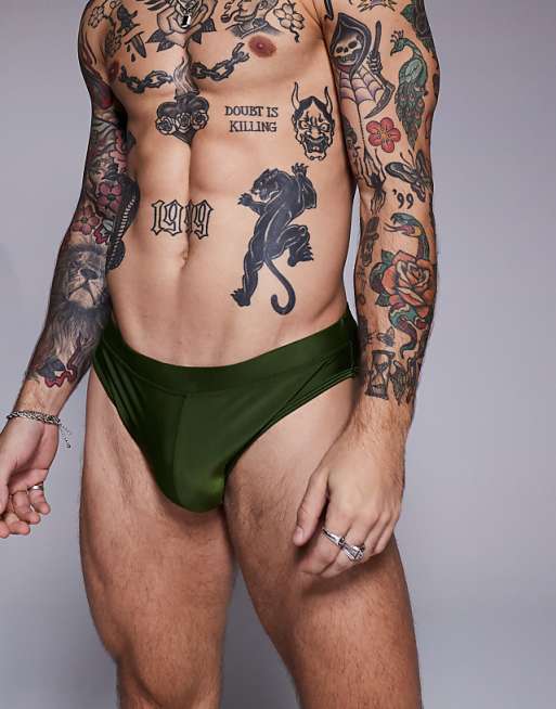 DESIGN Swim Briefs In Green