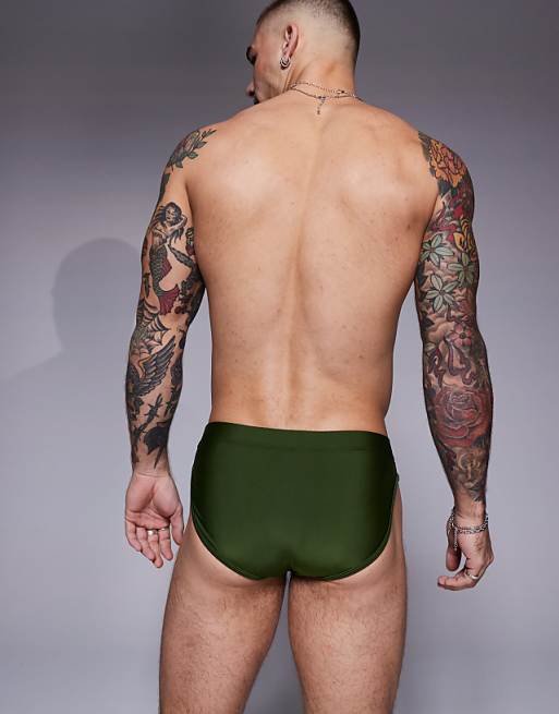 DESIGN Swim Briefs In Green