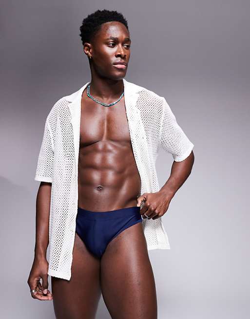 DESIGN swim briefs in navy