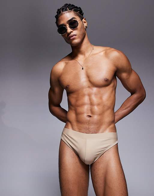 DESIGN swim briefs in neutral