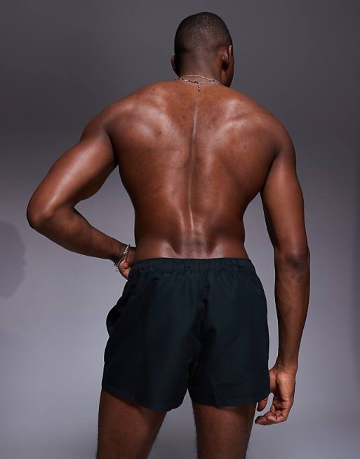 DESIGN Swim Shorts In Super Short Length In Black