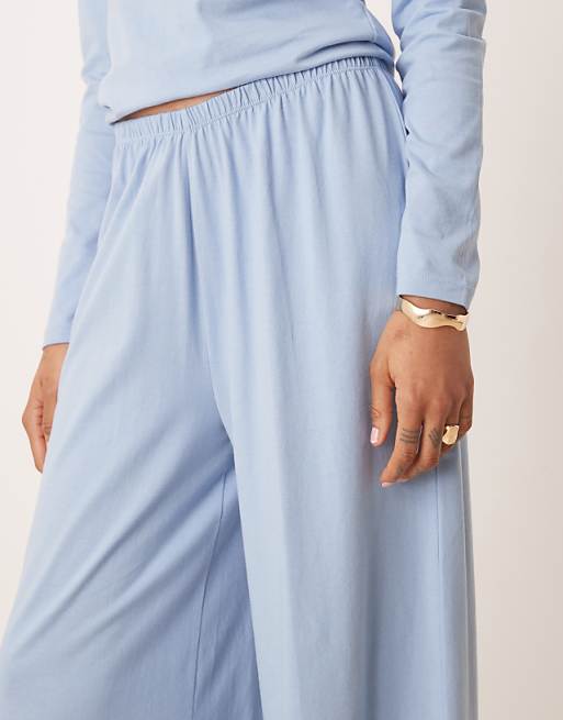 DESIGN Tall Mix & Match Pyjama Trouser In Blue